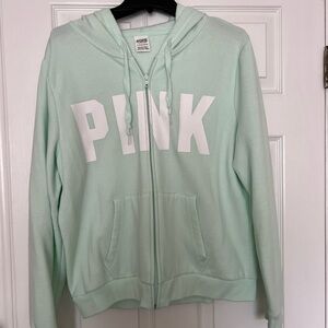 PINK Victoria's Secret Light Green Hoodie